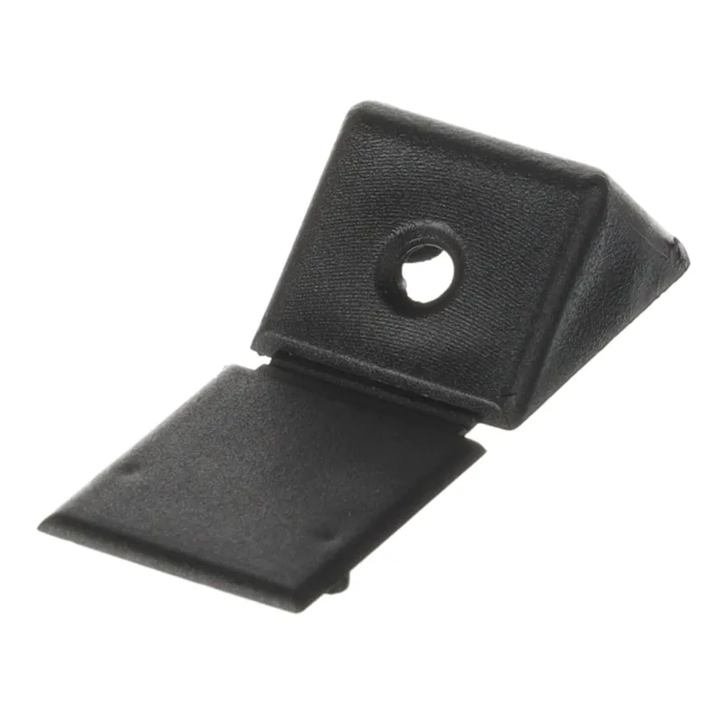 Angolare di giunzione in PVC piccolo – nero