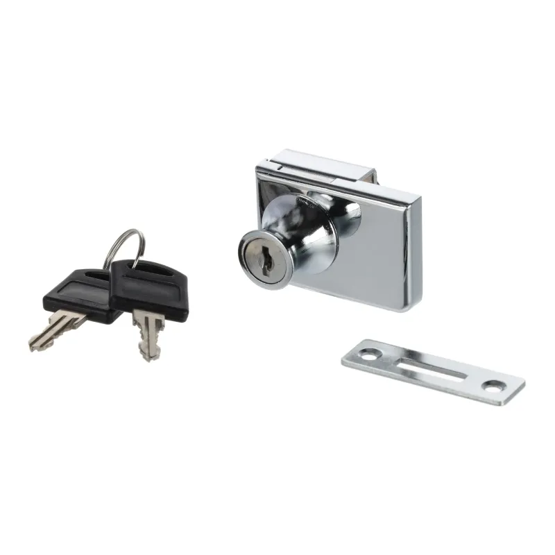 Serratura per due vetri DS60Z/19 nichel