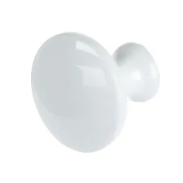 Pomello CIRCLE / Bianco lucido