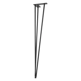 Gamba da tavolo HAIRPIN 710 mm / Nera
