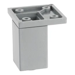 Piedino in plastica 33x33 mm / Grigio