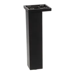 Piedino in plastica 33x33 mm / Nero