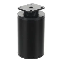 Piedino per mobili rotondo 60 / Nero opaco