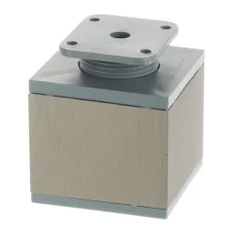 Piedino per mobili 60 x 60 / Effetto acciaio inox