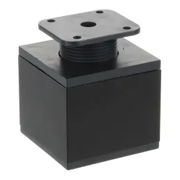 Piedino per mobili 60 x 60 / Nero opaco