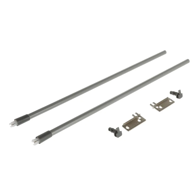 Set di barre portatutto per metalbox RIEX / Argento