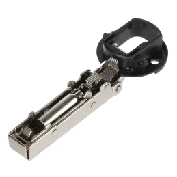 Cerniera CLIP 95° per vetro con basetta e copertura / Cromo lucido