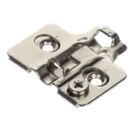 Cerniera CLIP 95° per vetro con basetta e copertura / Cromo lucido