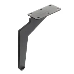 Piedino per mobili TUXO 165 mm / Nero opaco