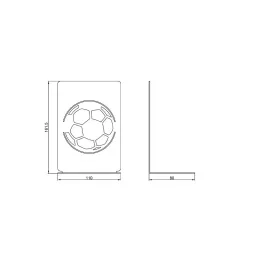 Reggilibri FUTBAL / Nero opaco