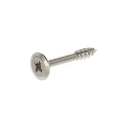 Vite decorative autofilettanti per legno - testa piatta / 10 pz