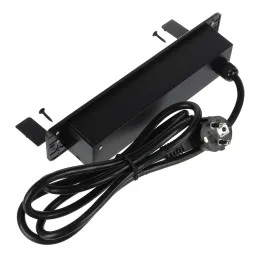 Multipresa da incasso CALON FRENCH 4× 230 V / Nero opaco