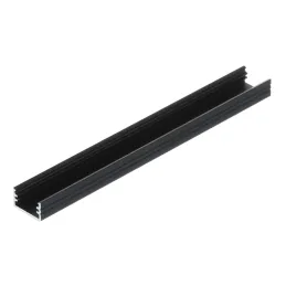 Profilo in alluminio ORPHA per illuminazione LED senza copertura / Nero opaco
