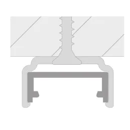 Supporto per profilo per illuminazione LED ORPHA – coppia / Acciaio inox