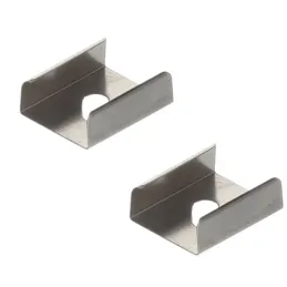 Supporto per profilo per illuminazione LED ORPHA – coppia / Acciaio inox
