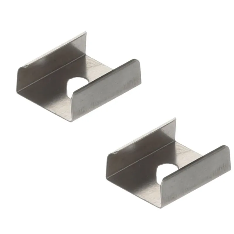 Supporto per profilo per illuminazione LED ORPHA – coppia / Acciaio inox