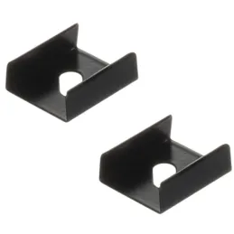 Supporto per profilo per illuminazione LED ORPHA – coppia / Nero opaco