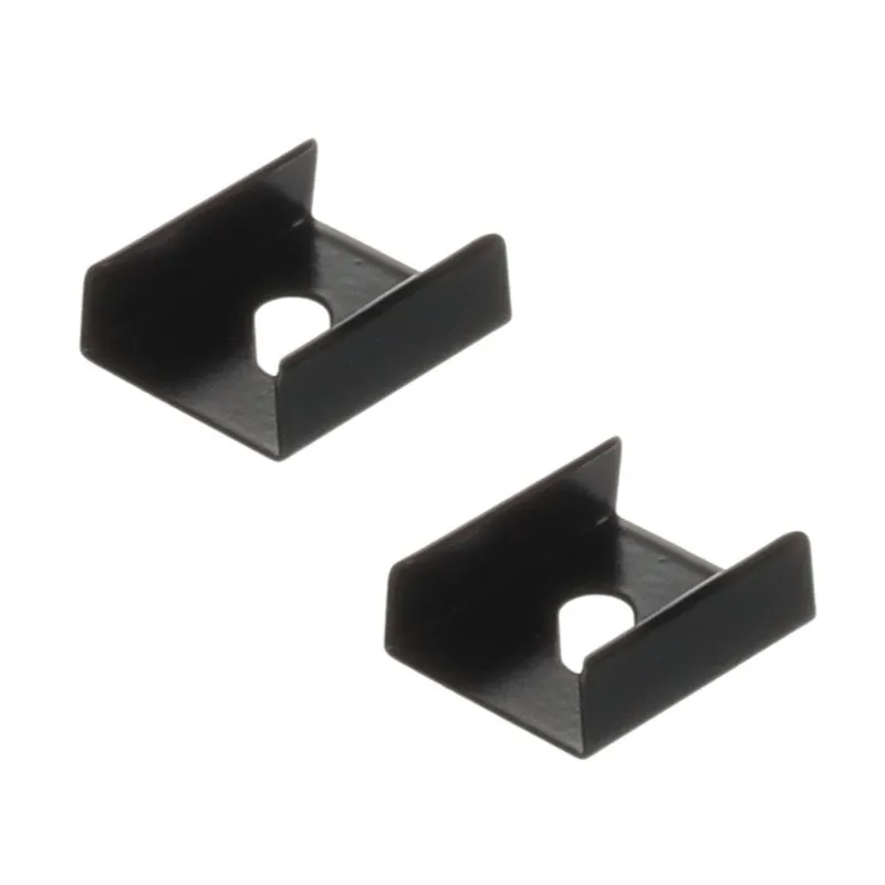Supporto per profilo per illuminazione LED ORPHA – coppia / Nero opaco