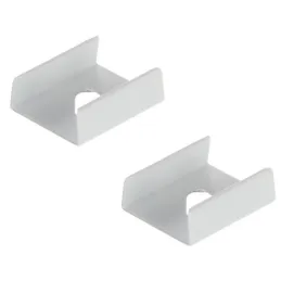 Supporto per profilo per illuminazione LED ORPHA - coppia / Bianco opaco