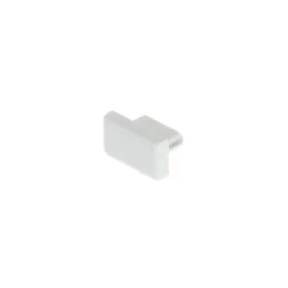 Set di terminali per profilo per illuminazione LED ORPHA – coppia / Bianco opaco