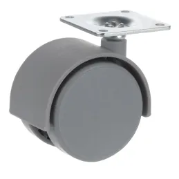 Ruota per mobili CLASSIC senza freno / Grigio