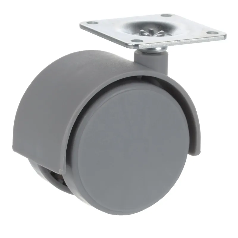 Ruota per mobili CLASSIC senza freno / Grigio