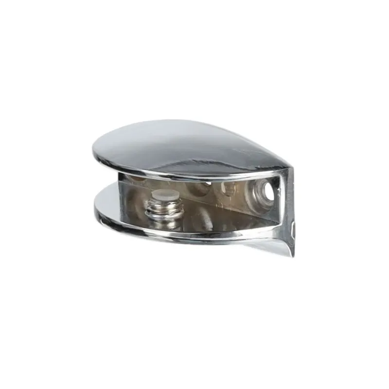 Supporto per ripiano in vetro VELOX / Cromo lucido