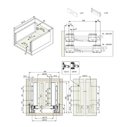 Box da cucina - INTERBOX Premium 16 - 167 mm / Bianco