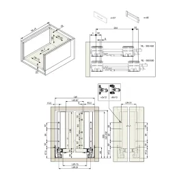 Box da cucina - INTERBOX Premium 16 - 199 mm / Bianco