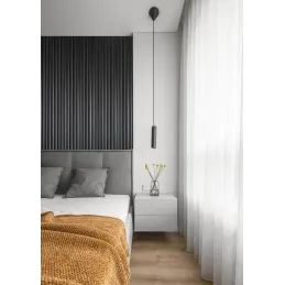 Profilo decorativo a doghe ONDA / Nero