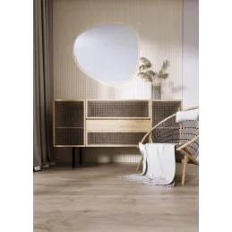 Profilo decorativo a doghe ONDA / Bianco