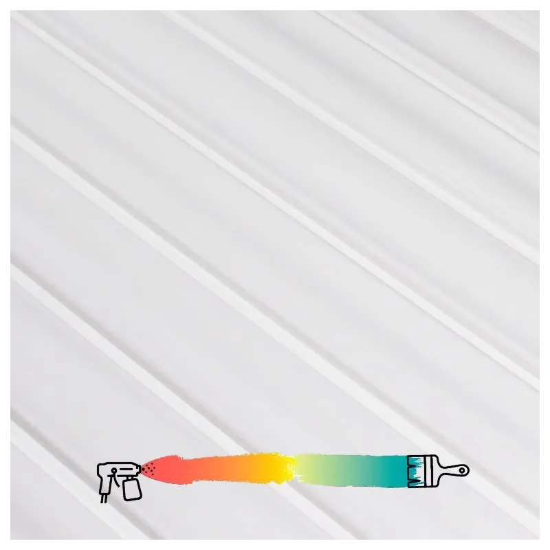 Profilo terminale per lamelle decorative INFINITY VERSAL / Bianco