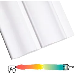 Profilo terminale per lamelle decorative INFINITY VERSAL / Bianco