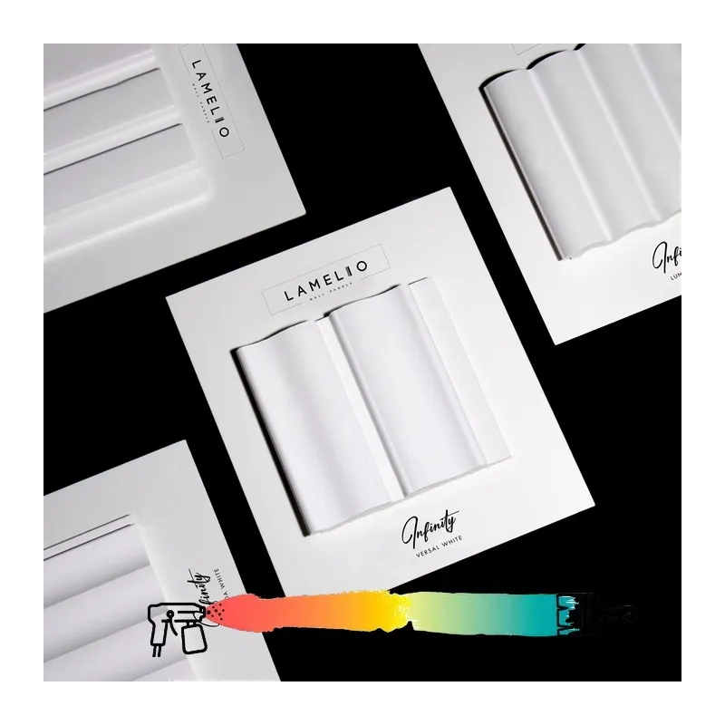 Profilo decorativo a lamelle INFINITY VERSAL / Bianco