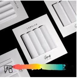 Profilo terminale per lamelle decorative INFINITY LUNA / Bianco