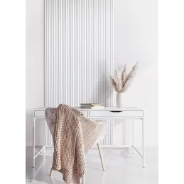 Profilo terminale per lamelle decorative INFINITY LUNA / Bianco