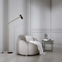 Profilo terminale per lamelle decorative INFINITY LUNA / Bianco