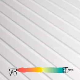 Profilo terminale per listelli decorativi INFINITY OLMO / Bianco