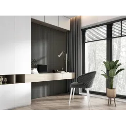 Profilo terminale per listelli decorativi INFINITY OLMO / Bianco