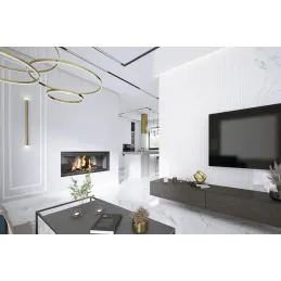 Profilo terminale per listelli decorativi INFINITY OLMO / Bianco