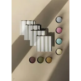 Profilo decorativo a doghe INFINITY ONDO / Bianco