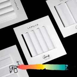 Profilo decorativo a doghe INFINITY ONDO / Bianco