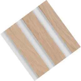 Profilo terminale per lamelle decorative MARTEL / Rovere naturale - bianco