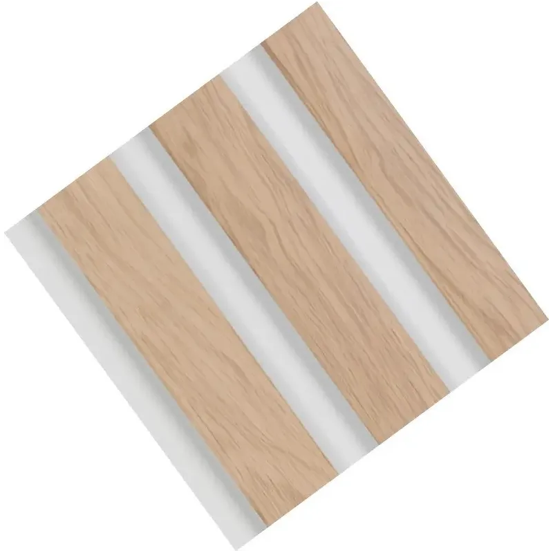 Profilo terminale per lamelle decorative MARTEL / Rovere naturale - bianco