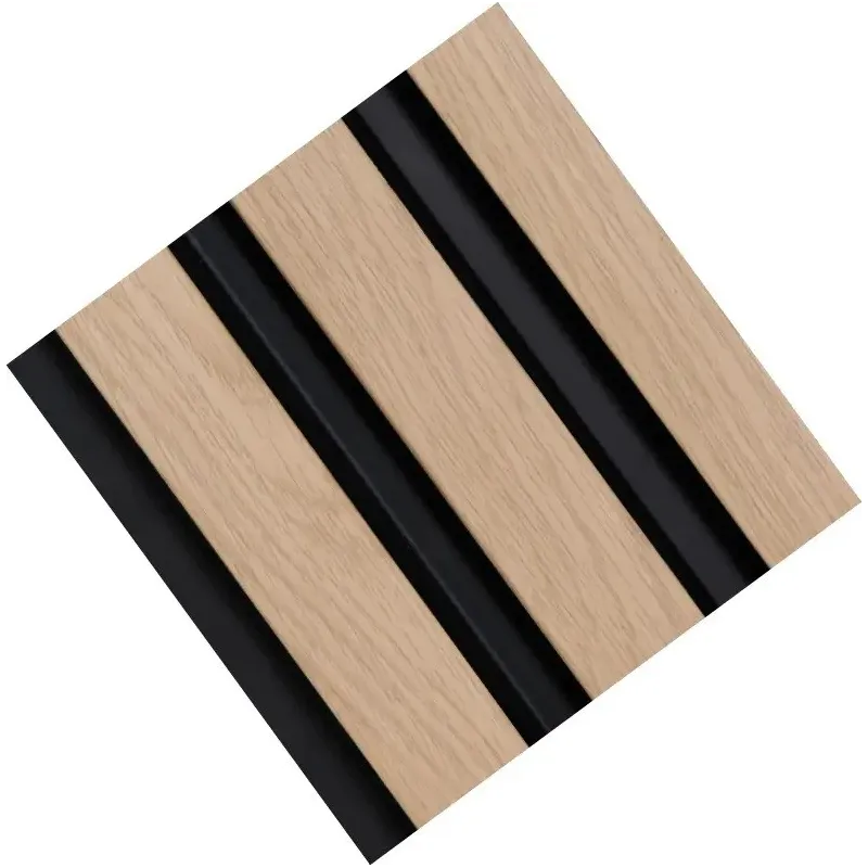 Profilo terminale per listelli decorativi MARTEL / Rovere naturale - nero