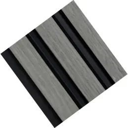 Profilo decorativo a lamelle MARTEL / Rovere grigio - nero
