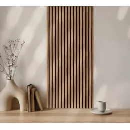 Pannello acustico a doghe COLETTE / Rovere miele
