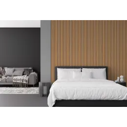 Pannello acustico a doghe COLETTE / Rovere miele