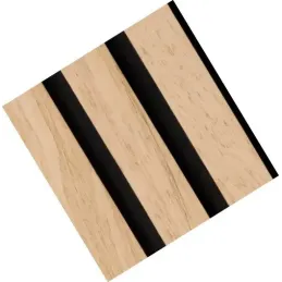 Pannello acustico a lamelle COLETTE / Rovere naturale