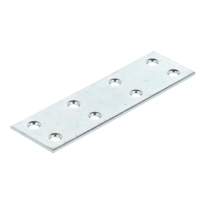 Piastra di giunzione 100 x 30 mm / Zinco bianco